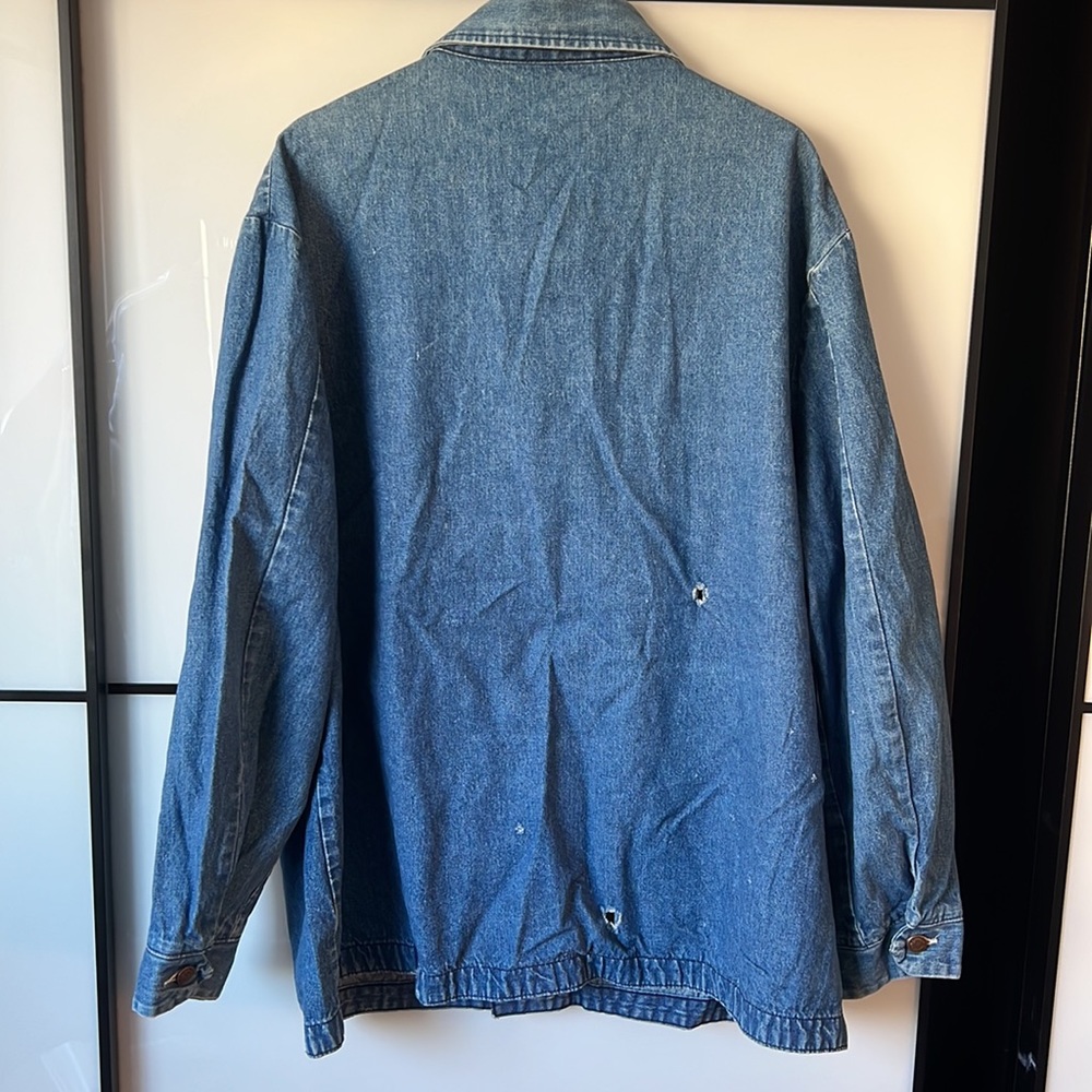 Vintage Men’s Big Ben by Wrangler Denim Chore Coat - Size XL - Picture 5 of 5